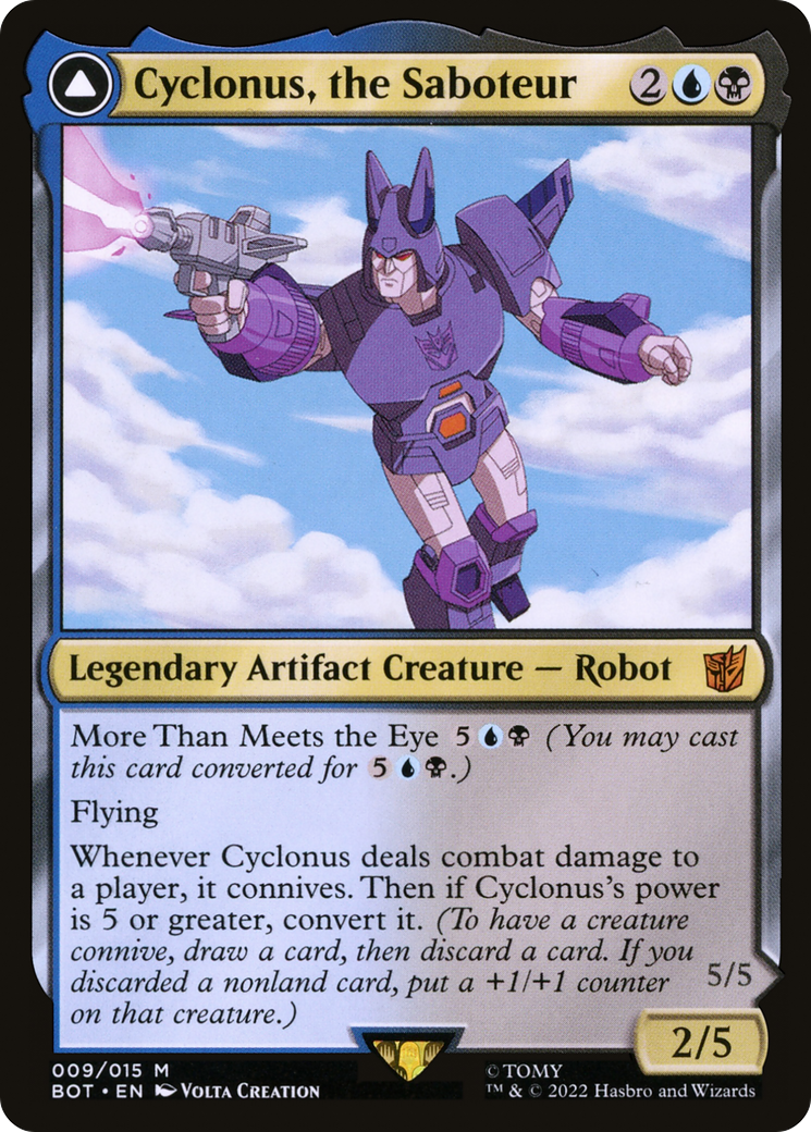 Cyclonus, the Saboteur (BOT-009) [Transformers] MTG Single Wizards of the Coast