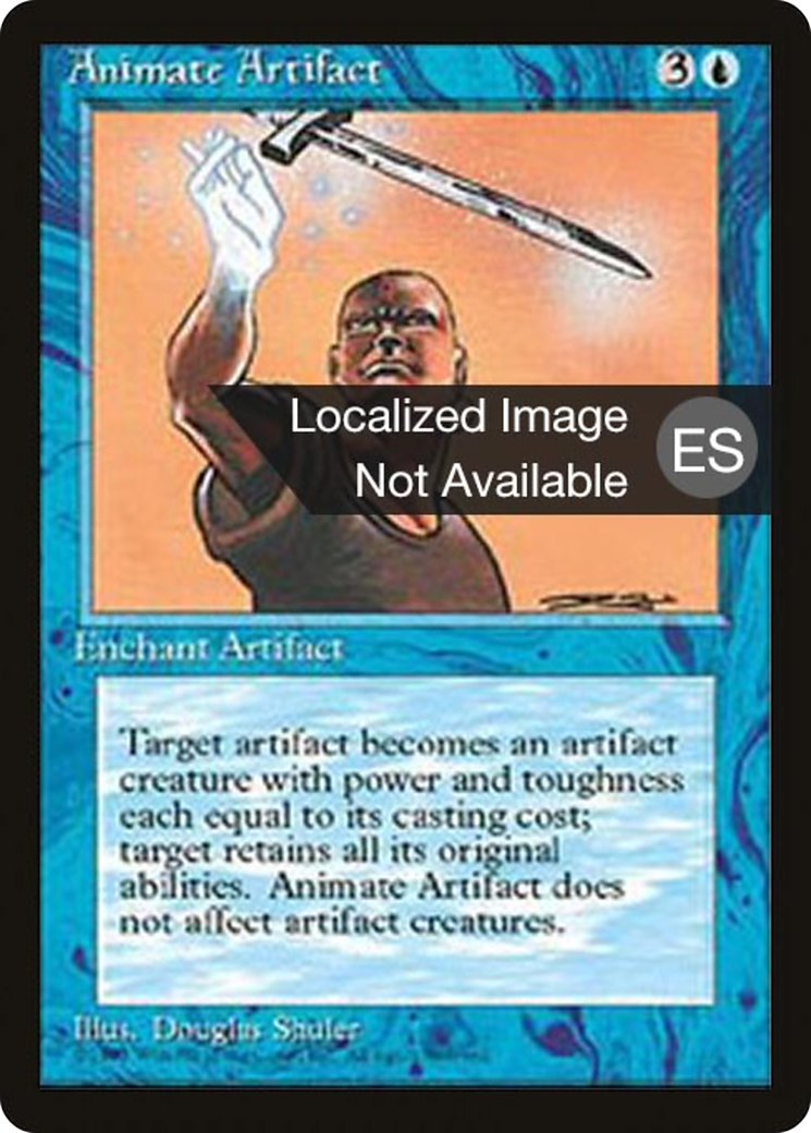 Animate Artifact (4BB-060) [Fourth Edition Foreign Black Border] MTG Single Wizards of the Coast