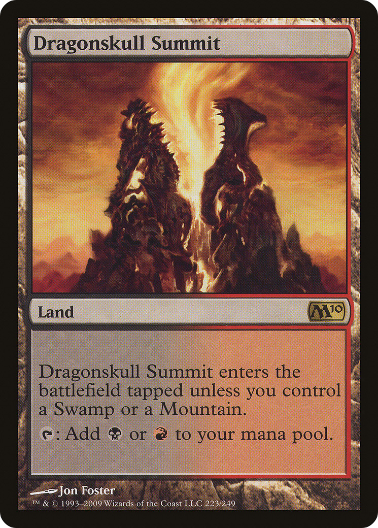 Dragonskull Summit (M10-223) [Magic 2010] MTG Single Wizards of the Coast