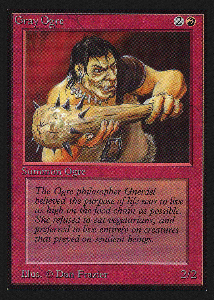 Gray Ogre (CE) (CED-) [Collectors' Edition] MTG Single Wizards of the Coast