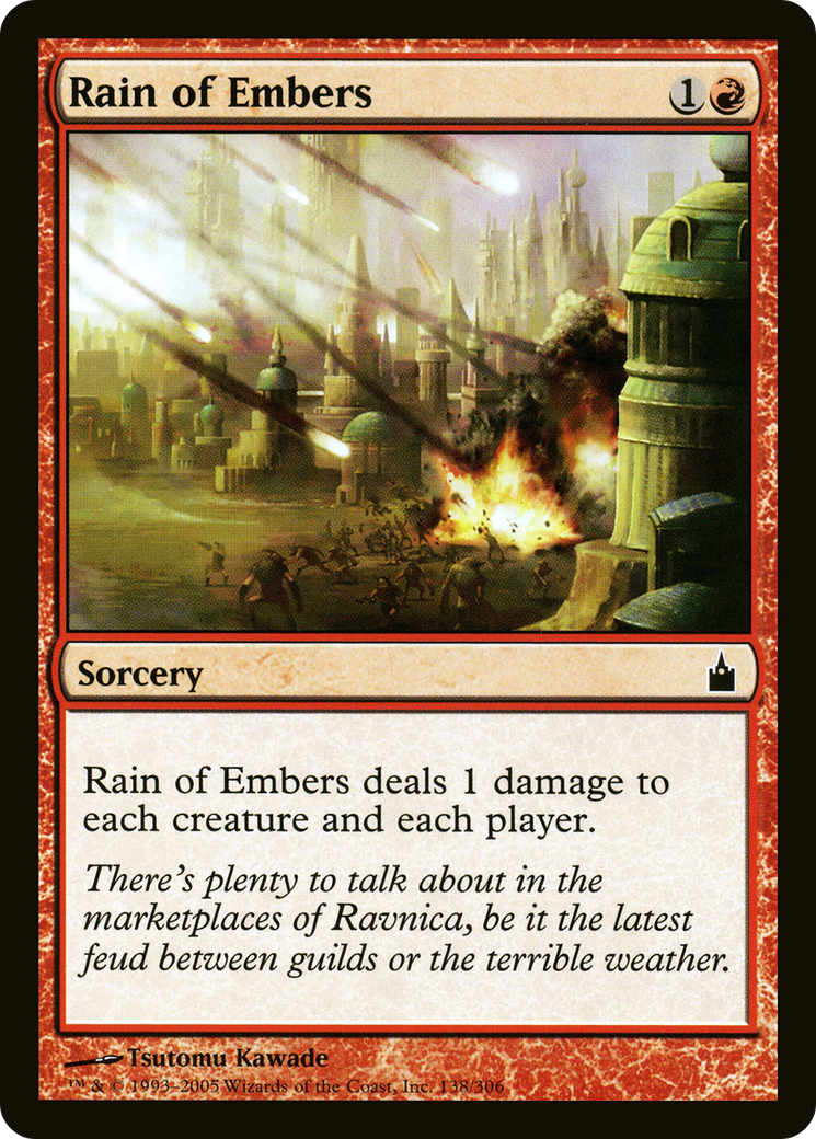 Rain of Embers [Ravnica: City of Guilds] MTG Single Magic: The Gathering