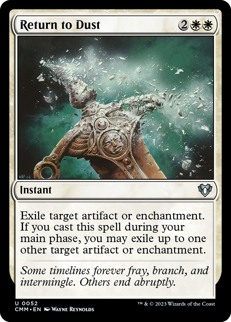 Return to Dust (CMM-052) [Commander Masters] MTG Single Wizards of the Coast