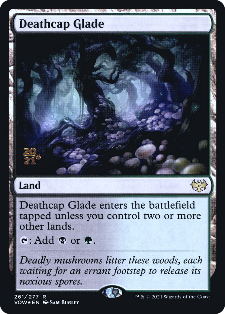 Deathcap Glade (PRE-261) [Innistrad: Crimson Vow Promos] Foil MTG Single Wizards of the Coast