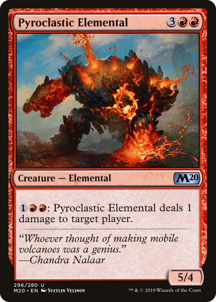 Pyroclastic Elemental (M20-296) [Core Set 2020] MTG Single Wizards of the Coast