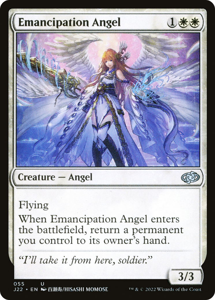 Emancipation Angel (J22-055) [Jumpstart 2022] MTG Single Wizards of the Coast