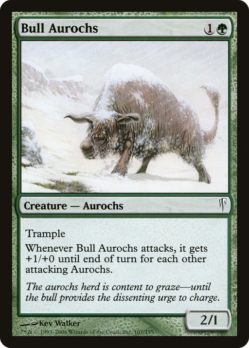 Bull Aurochs (CSP-107) [Coldsnap] MTG Single Wizards of the Coast