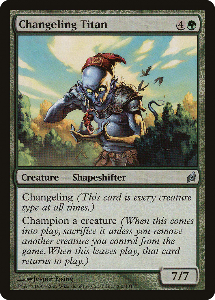 Changeling Titan (LRW-200) [Lorwyn] Foil MTG Single Wizards of the Coast