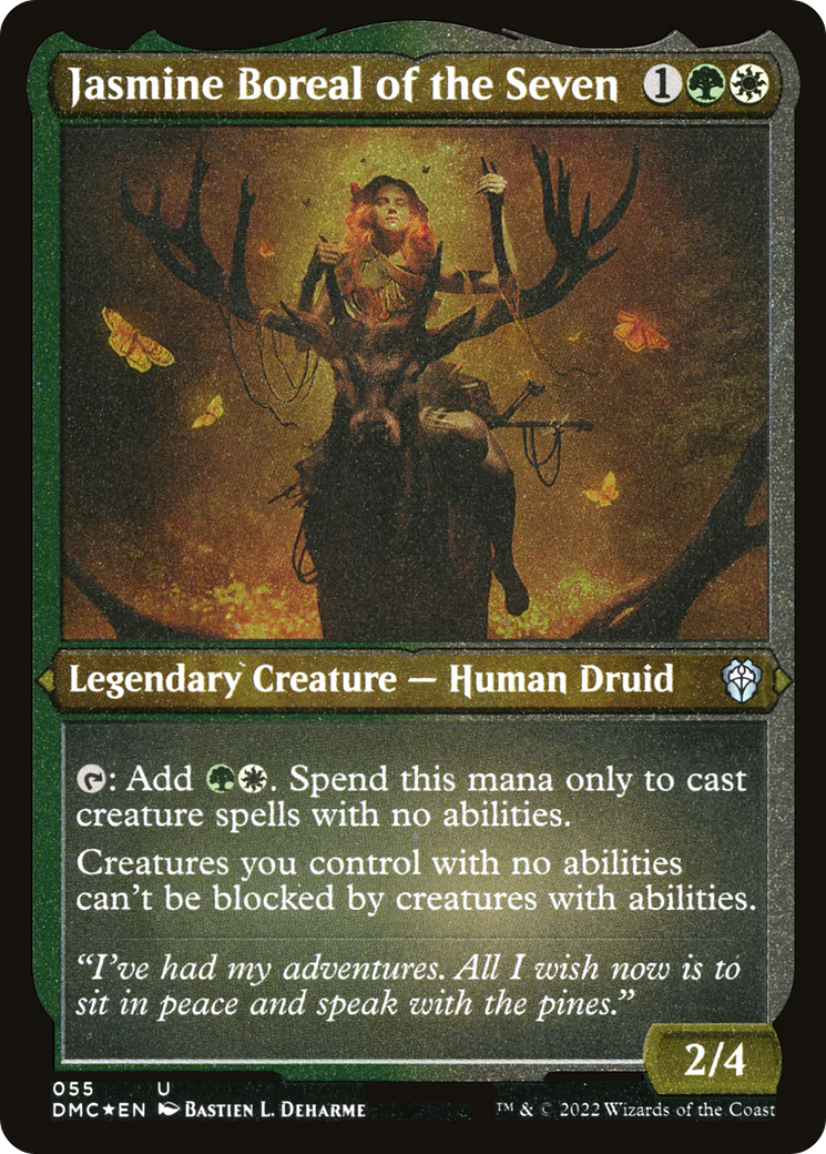 Jasmine Boreal of the Seven (DMC-055) [Dominaria United Commander] Etched Foil MTG Single Wizards of the Coast