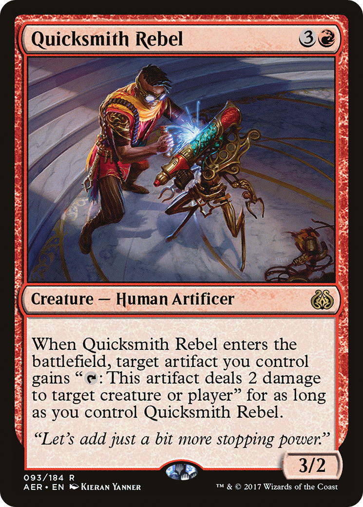 Quicksmith Rebel (AER-093) [Aether Revolt] MTG Single Wizards of the Coast