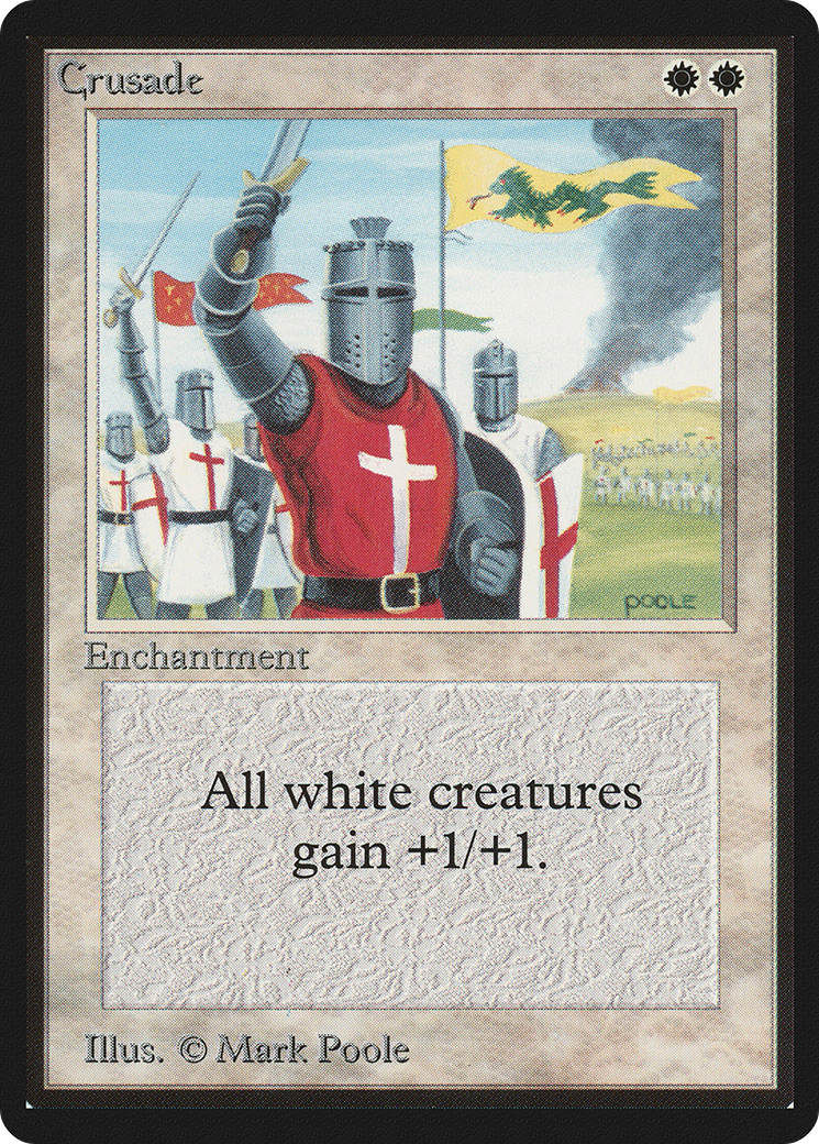 Crusade (LEB-017) [Oldschool] Limited Edition Beta MTG Single Wizards of the Coast