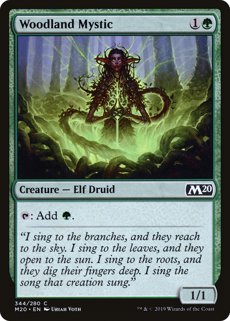 Woodland Mystic (M20-344) [Core Set 2020] MTG Single Wizards of the Coast
