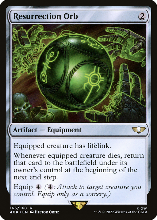 Resurrection Orb (40K-165) [Warhammer 40,000 Commander] MTG Single Wizards of the Coast