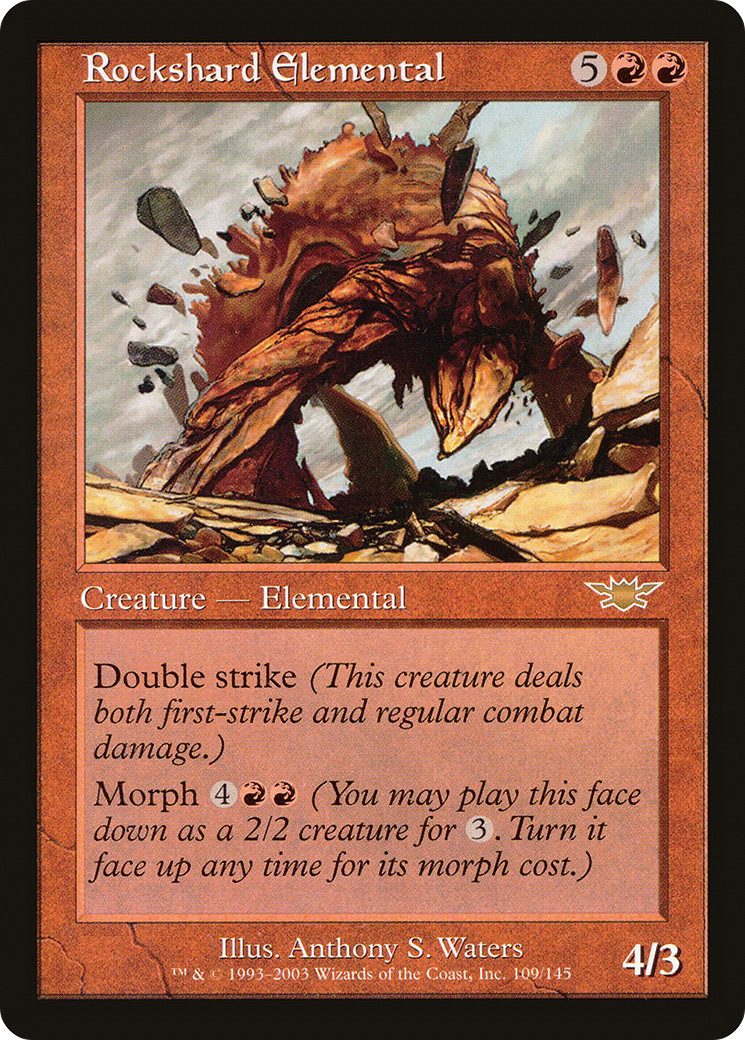 Rockshard Elemental (LGN-109) [Legions] Foil MTG Single Wizards of the Coast
