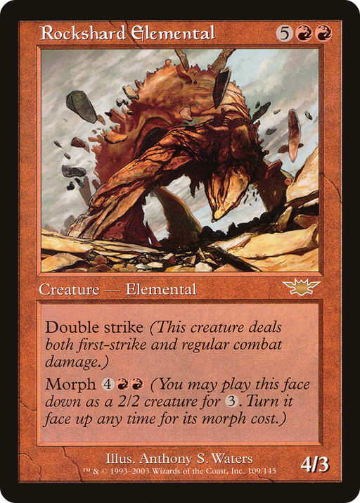 Rockshard Elemental (LGN-109) [Legions] Foil MTG Single Wizards of the Coast