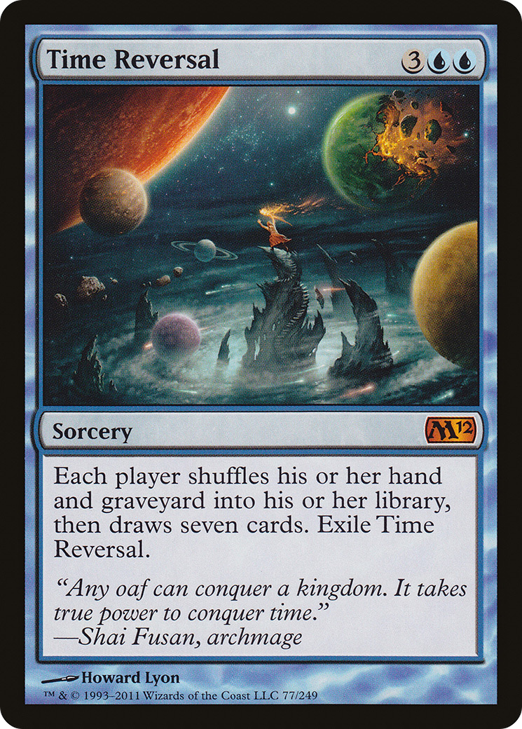 Time Reversal (M12-077) [Magic 2012] Foil MTG Single Wizards of the Coast