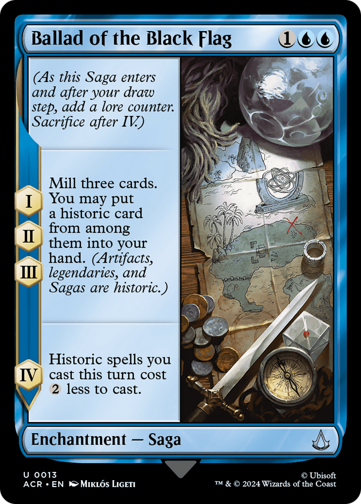 Ballad of the Black Flag (ACR-013) [Assassin's Creed] Foil MTG Single Wizards of the Coast