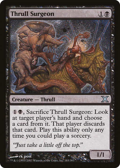 Thrull Surgeon (10E-183) [Tenth Edition] MTG Single Wizards of the Coast