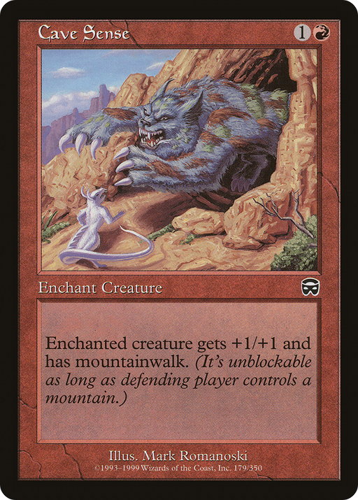 Cave Sense (MMQ-179) [Mercadian Masques] MTG Single Wizards of the Coast