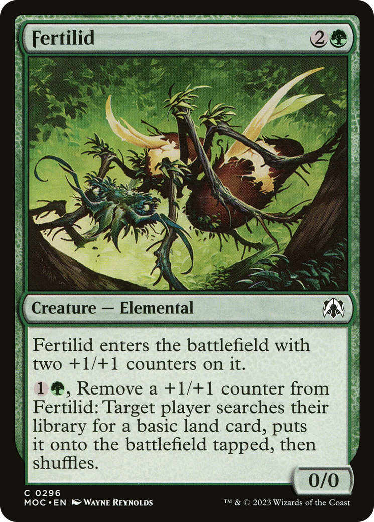 Fertilid (MOC-296) [March of the Machine Commander] MTG Single Wizards of the Coast