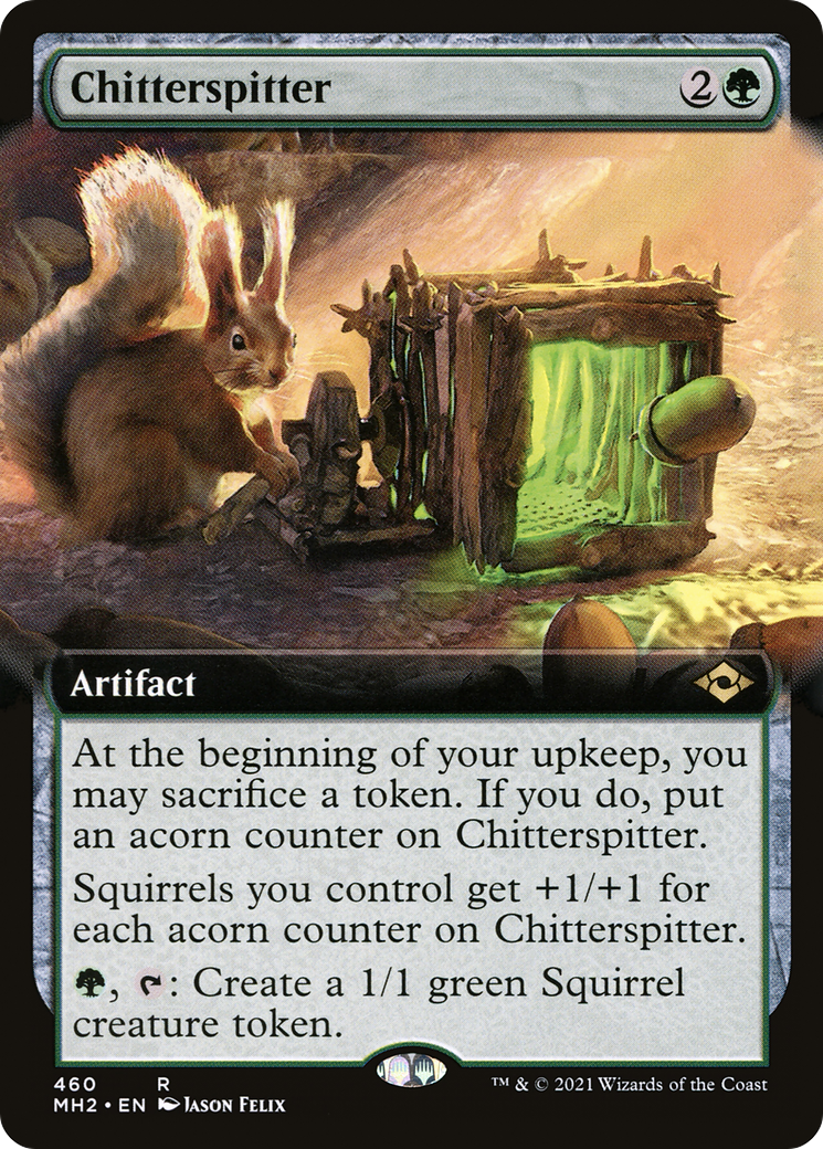 Chitterspitter (MH2-460) [Modern Horizons 2] (Extended Art) Foil MTG Single Wizards of the Coast