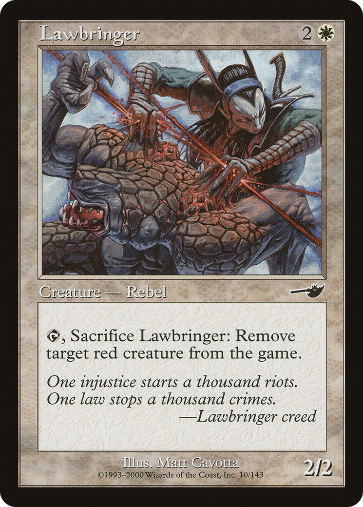 Lawbringer (NMS-010) [Nemesis] MTG Single Wizards of the Coast