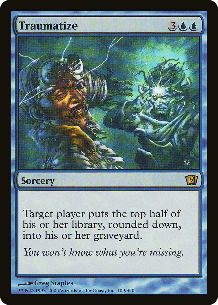 Traumatize (9ED-109) [9th Edition] Foil MTG Single Wizards of the Coast