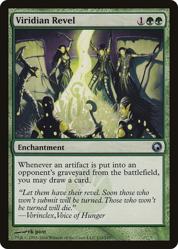 Viridian Revel (SOM-132) [Scars of Mirrodin] MTG Single Wizards of the Coast