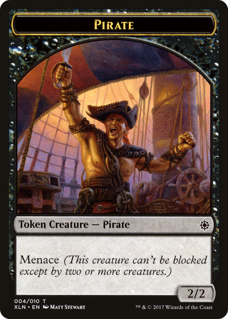 Pirate Token (XLN-004) [Tokens] Ixalan Tokens Foil MTG Single Wizards of the Coast