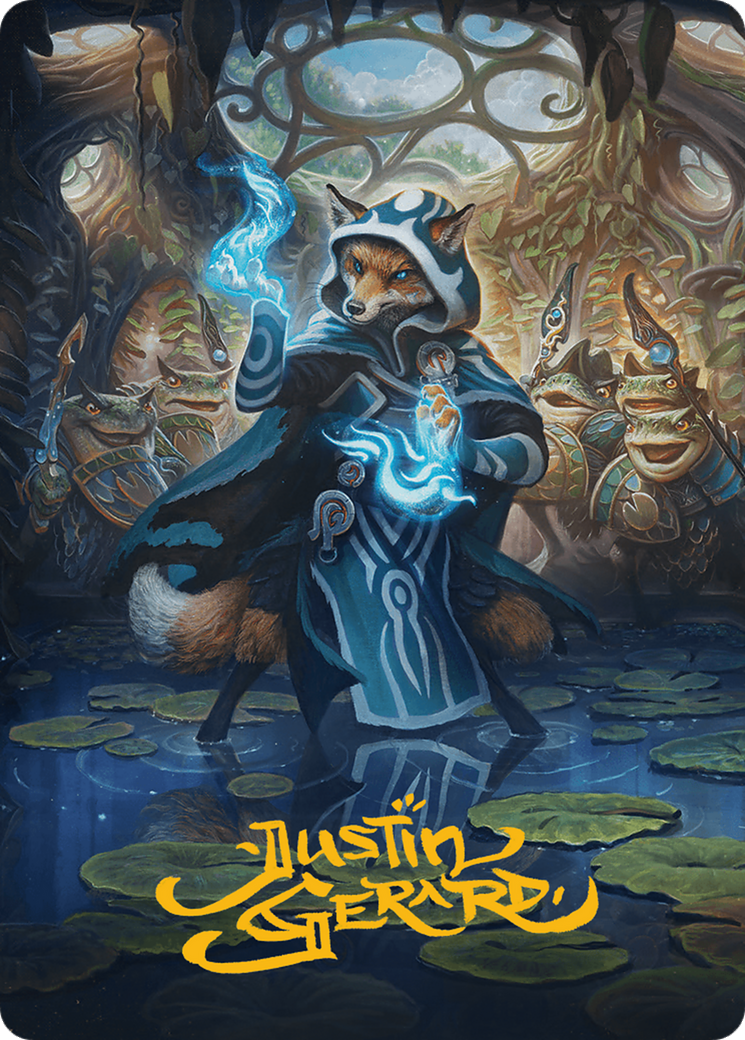 Jace, the Mind Sculptor Art Card (Gold-Stamped Signature) [Art Series] Bloomburrow MTG Single Magic: The Gathering