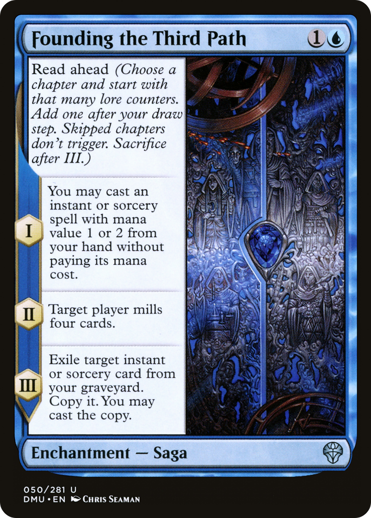 Founding the Third Path (DMU-050) [Dominaria United] Foil MTG Single Wizards of the Coast