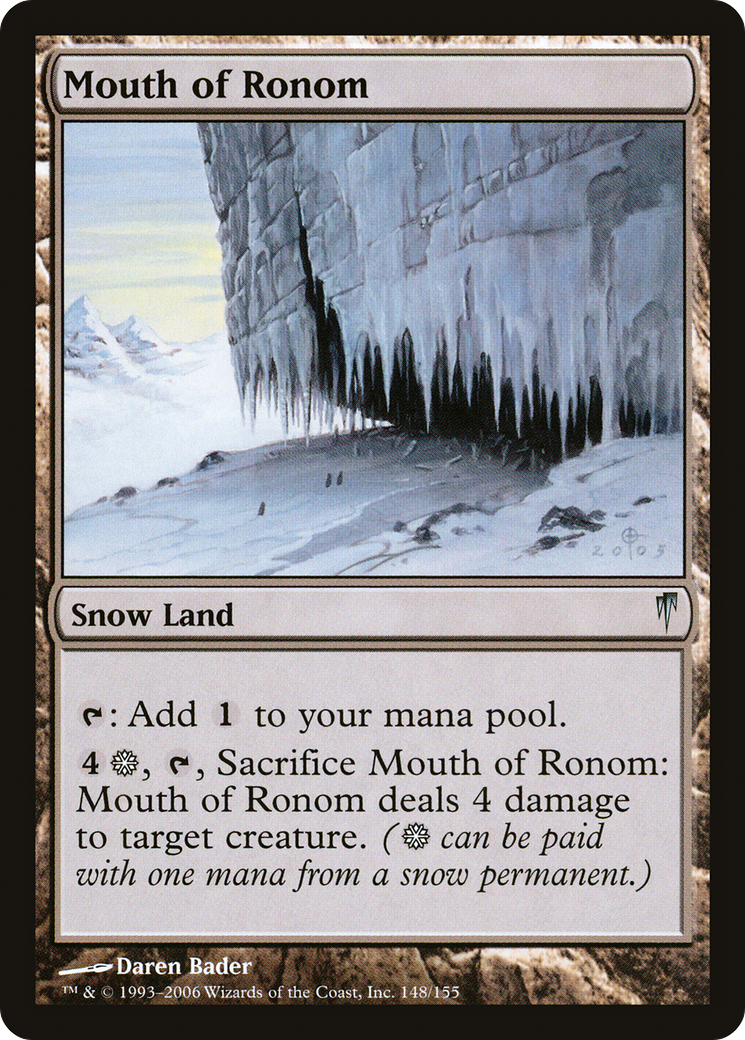 Mouth of Ronom (CSP-148) [Coldsnap] MTG Single Wizards of the Coast