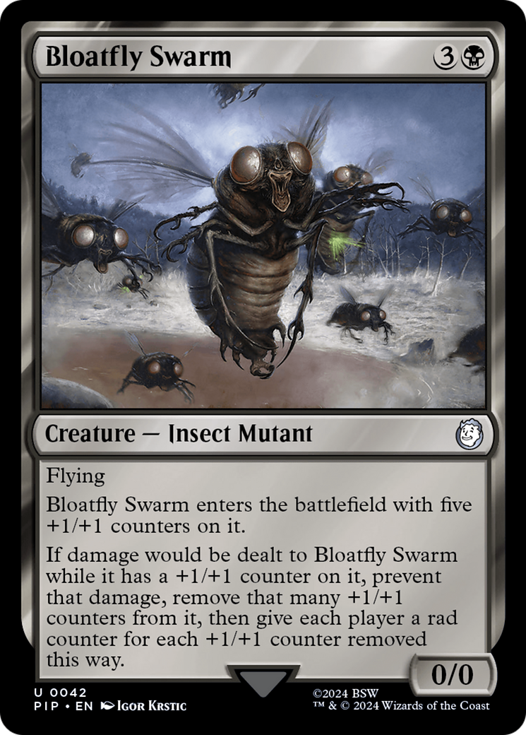 Bloatfly Swarm (PIP-042) [Fallout] Foil MTG Single Wizards of the Coast