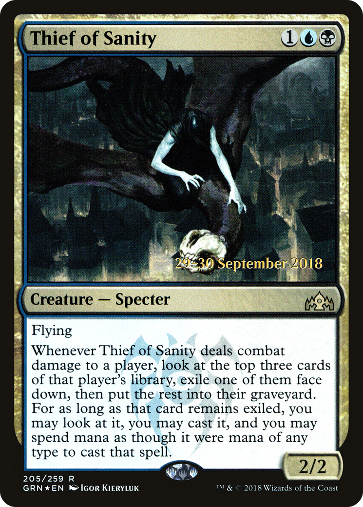 Thief of Sanity (PRE-205) [Guilds of Ravnica Promos] Foil MTG Single Wizards of the Coast