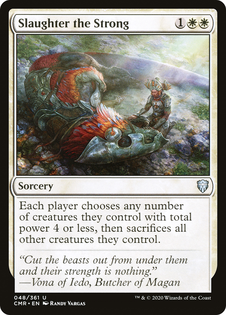 Slaughter the Strong (CMR-048) [Commander Legends] MTG Single Wizards of the Coast