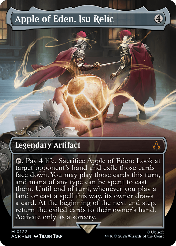 Apple of Eden, Isu Relic (ACR-122) [Assassin's Creed] (Borderless) MTG Single Wizards of the Coast