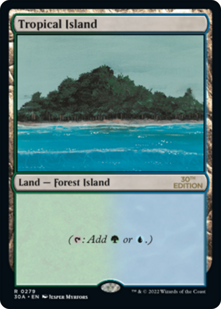 Tropical Island (30A-279) [30th Anniversary Edition] MTG Single Wizards of the Coast