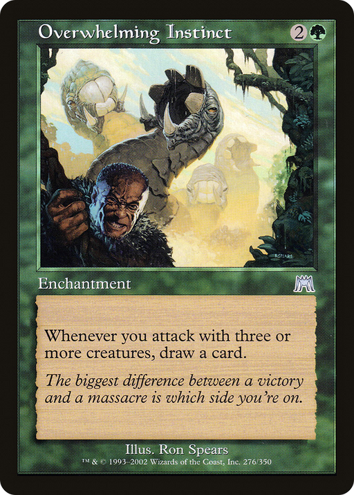 Overwhelming Instinct (ONS-276) [Onslaught] Foil MTG Single Wizards of the Coast