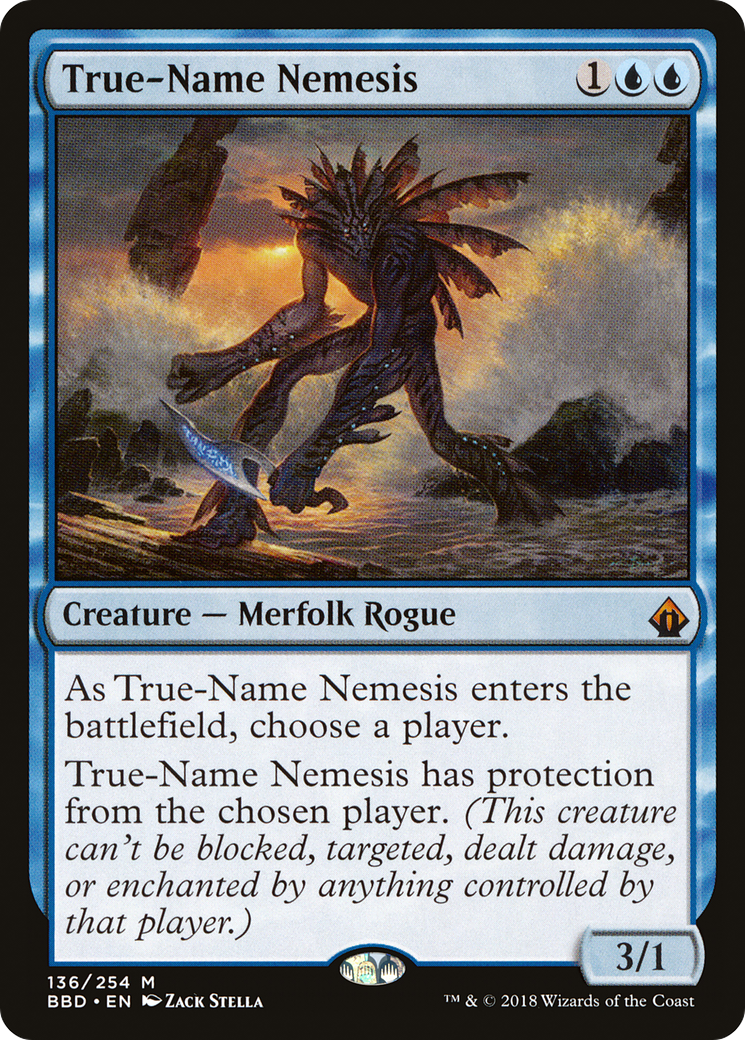 True-Name Nemesis (BBD-136) [Battlebond] MTG Single Wizards of the Coast