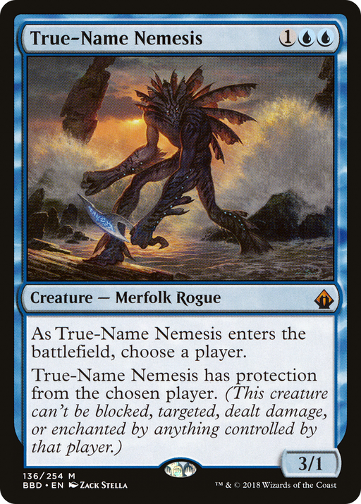 True-Name Nemesis (BBD-136) [Battlebond] MTG Single Wizards of the Coast
