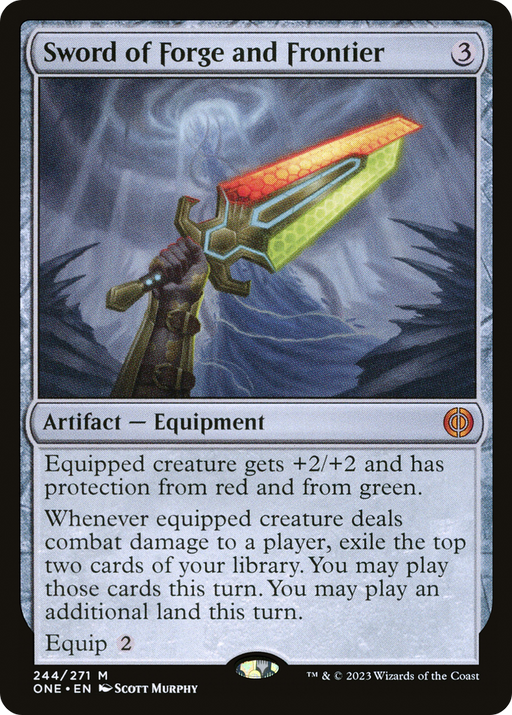 Sword of Forge and Frontier (ONE-244) [Phyrexia: All Will Be One] MTG Single Wizards of the Coast