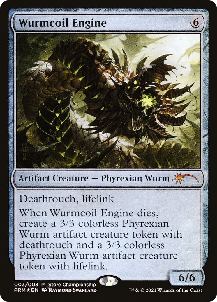 Wurmcoil Engine (PWP21-003) [Misc] Wizards Play Network 2021 Foil MTG Single Wizards of the Coast
