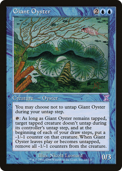 Giant Oyster (TSB-022) [Time Spiral Timeshifted] MTG Single Wizards of the Coast
