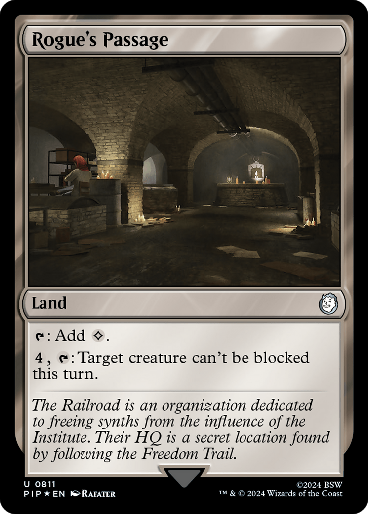 Rogue's Passage (Surge Foil) (PIP-811) [Fallout] Foil MTG Single Wizards of the Coast