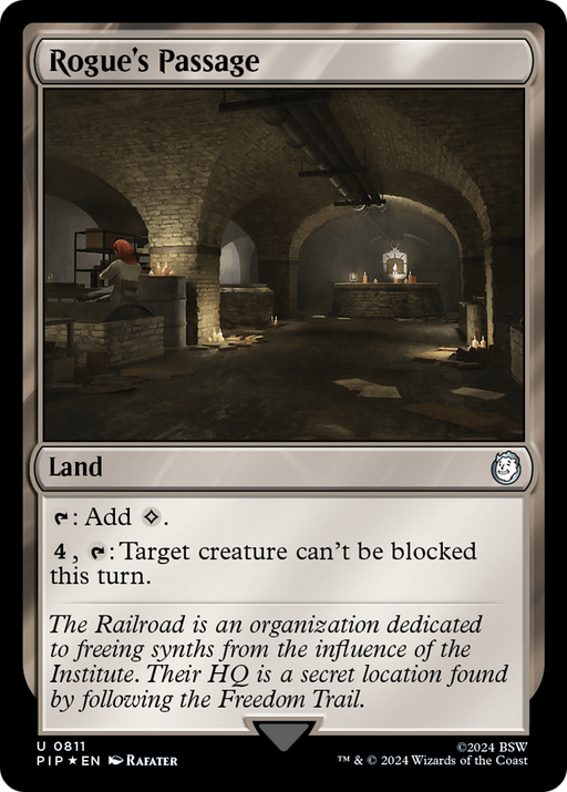 Rogue's Passage (Surge Foil) (PIP-811) [Fallout] Foil MTG Single Wizards of the Coast