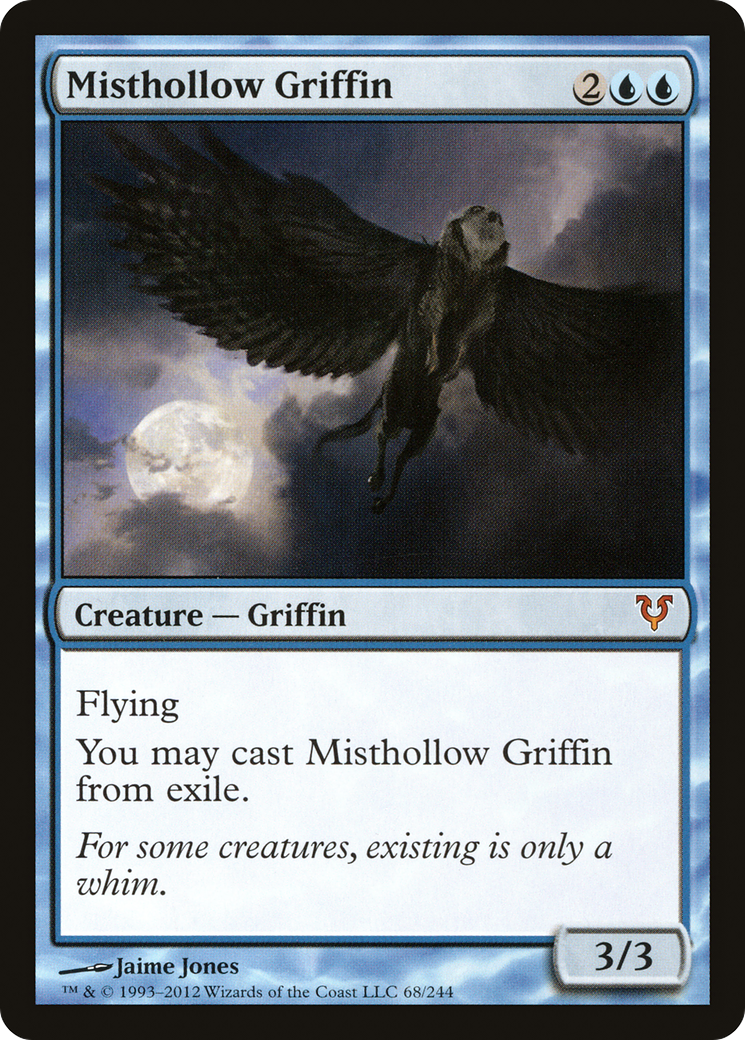 Misthollow Griffin (AVR-068) [Avacyn Restored] Foil MTG Single Wizards of the Coast