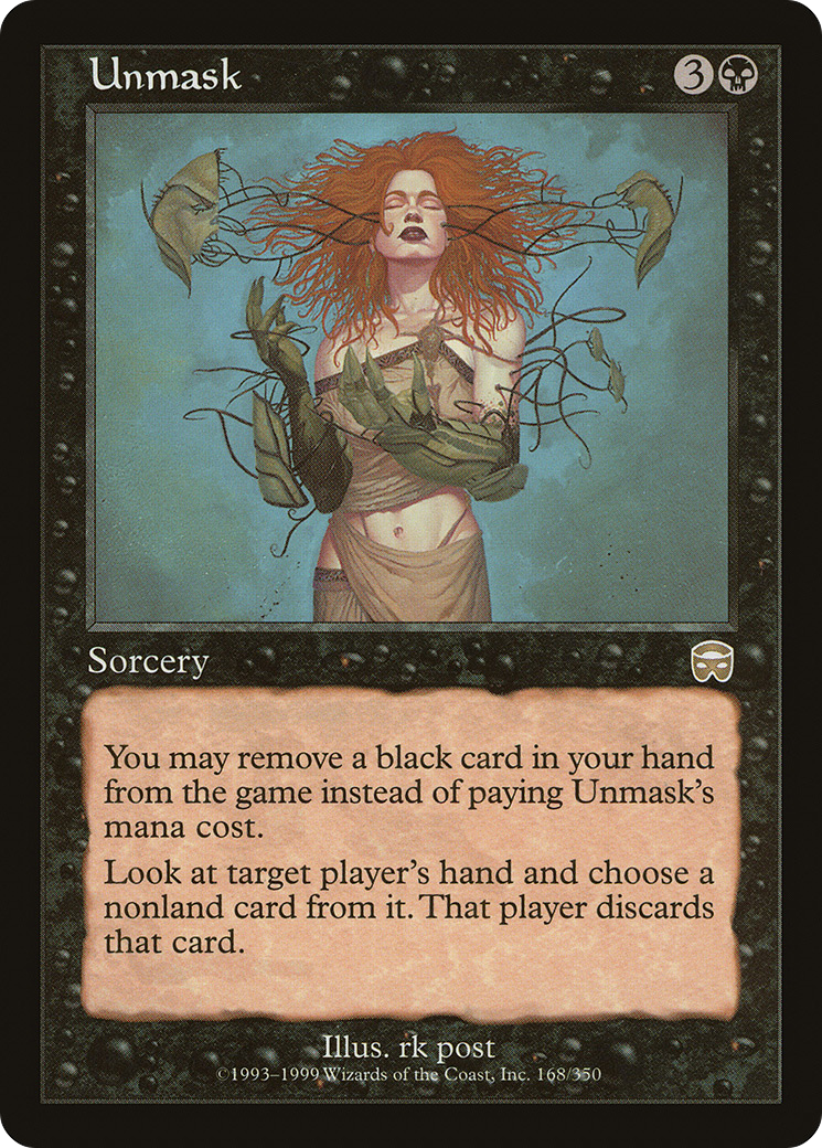 Unmask (MMQ-168) [Mercadian Masques] Foil MTG Single Wizards of the Coast