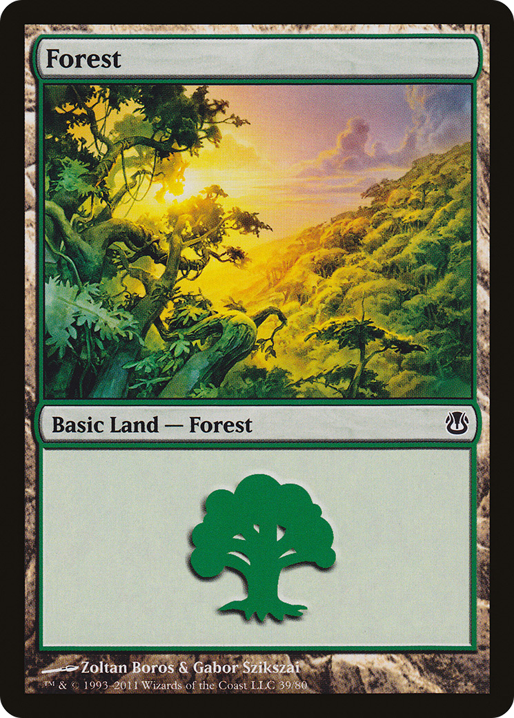 Forest (DDH-039) [Misc] Duel Decks: Ajani vs. Nicol Bolas MTG Single Wizards of the Coast
