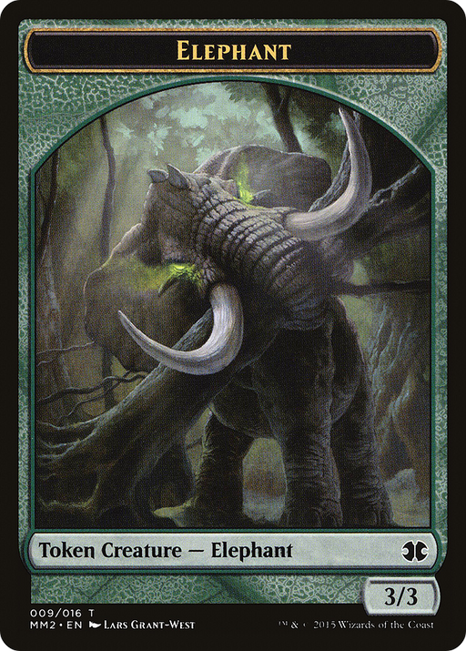 Elephant Token (MM2-009) [Tokens] Modern Masters 2015 Tokens MTG Single Wizards of the Coast