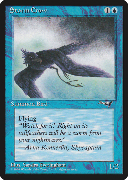 Storm Crow (ALL-36B) [Alliances] MTG Single Wizards of the Coast