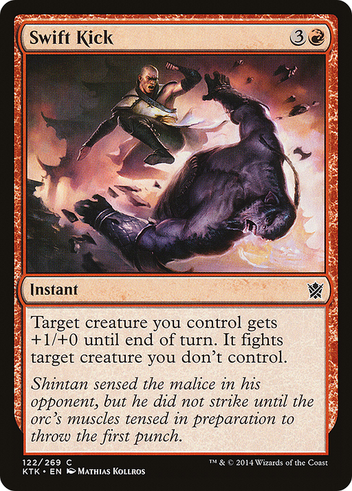 Swift Kick (KTK-122) [Khans of Tarkir] MTG Single Wizards of the Coast